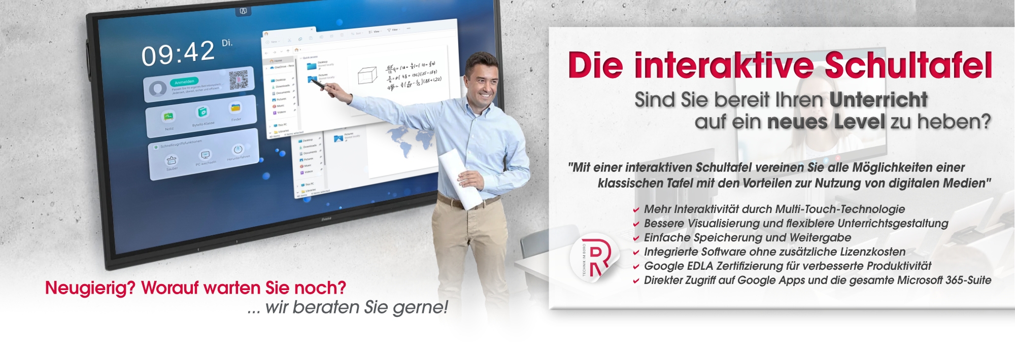 Die interaktive Schultafel