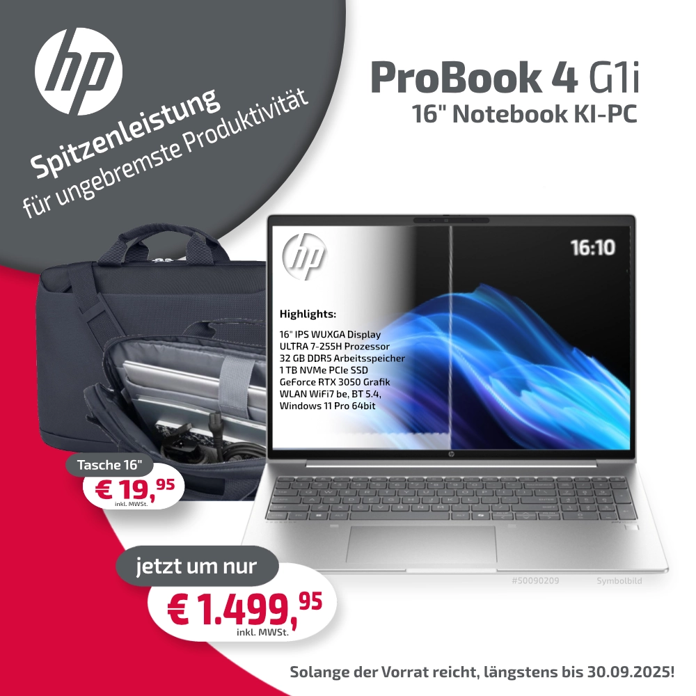 HP Probook 4 G1 - KI-Notebook für höchste Produktivität und Kreativität
