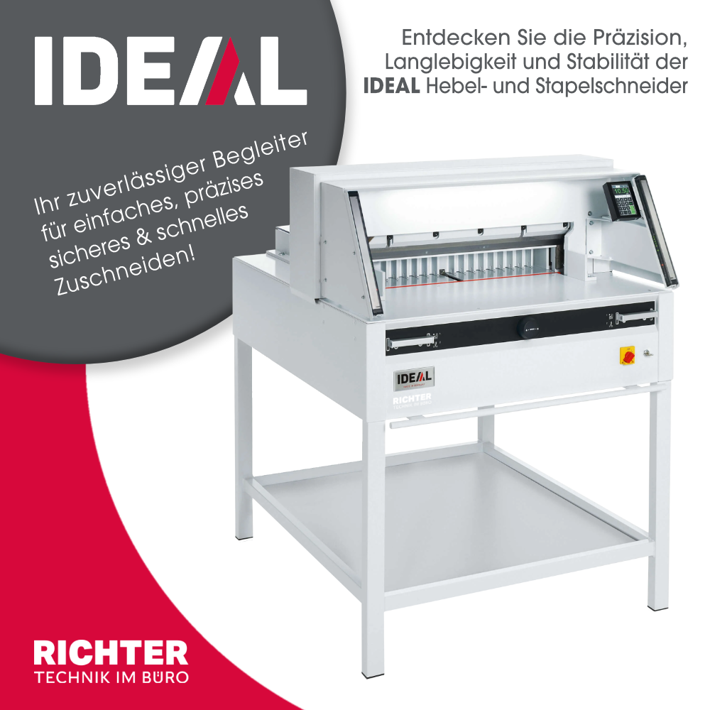 elektrische Stapelschneider - präzises Schneiden ohne Kraftaufwand elektrische Stapelschneider - präzises Schneiden ohne Kraftaufwand