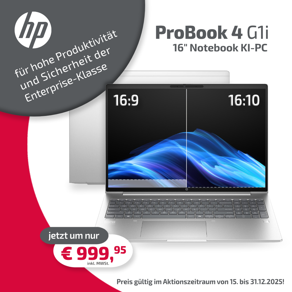 HP Probook 4 G1 - KI-Notebook für höchste Produktivität und Kreativität