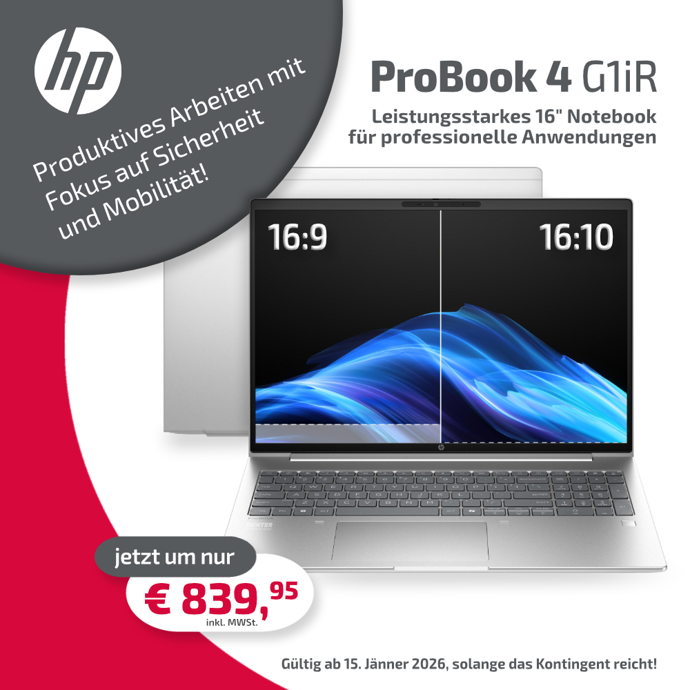 HP Probook 4 G1 - Notebook für höchste Produktivität und Kreativität