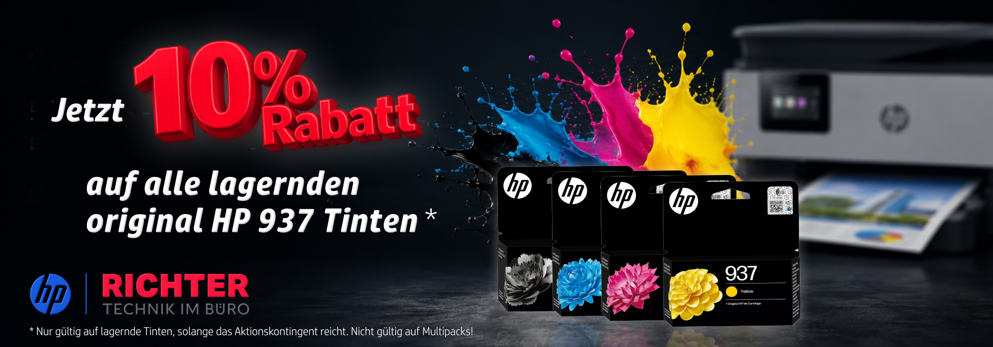 Rabattaktion HP 937 Tinten - 0826