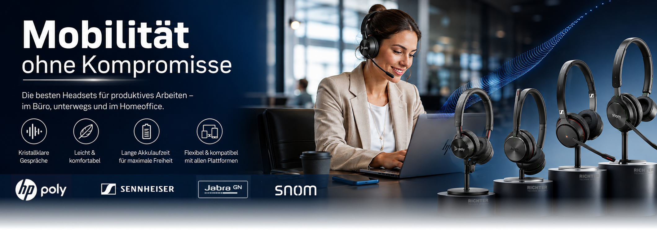 Die besten Headsets für modernes Arbeiten